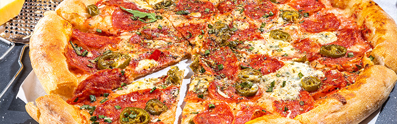 Pizza menu category header image